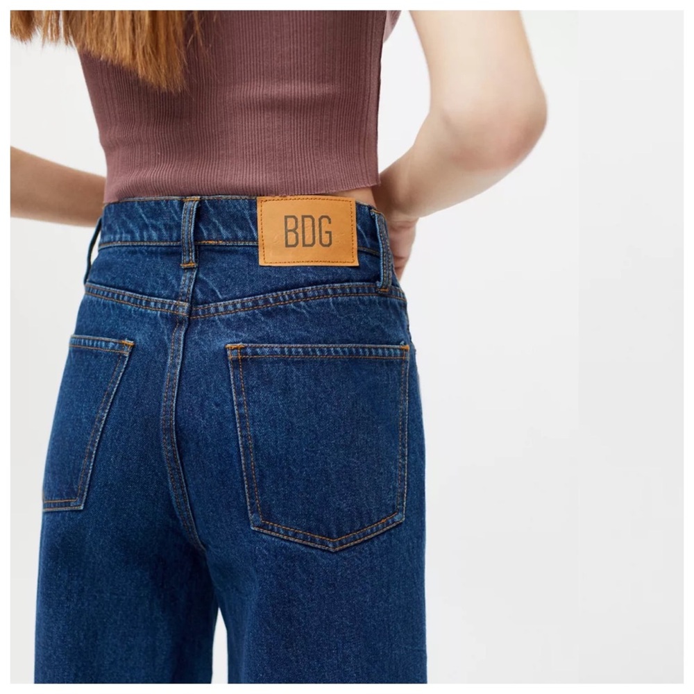 BDG Patchwork high rise, wide leg, denim jeans - Picture 9 of 13